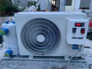 lắp máy lạnh hồ hải sản
